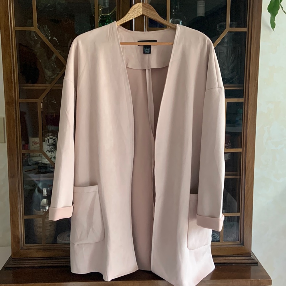 Soft pink/mauve blazer